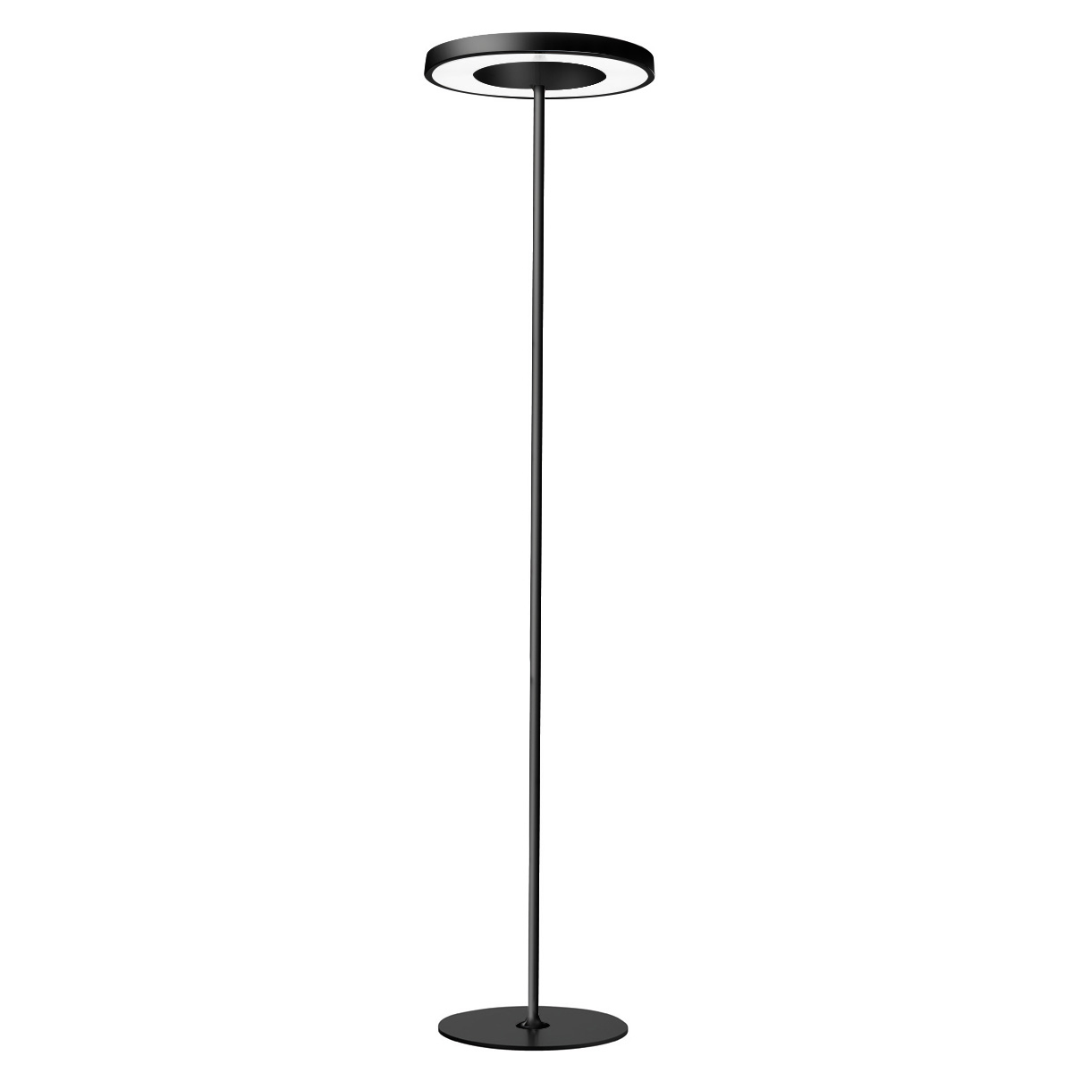 Belux Disk-10 LED Stehleuchte, schwarz