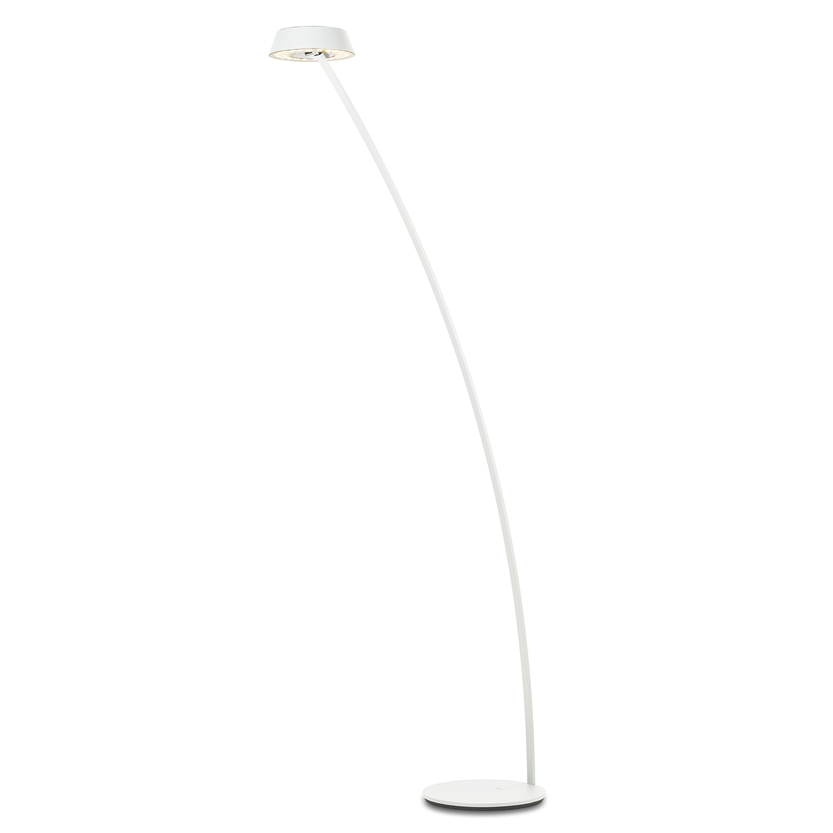 Oligo Glance LED Stehleuchte, gebogen, weiß matt