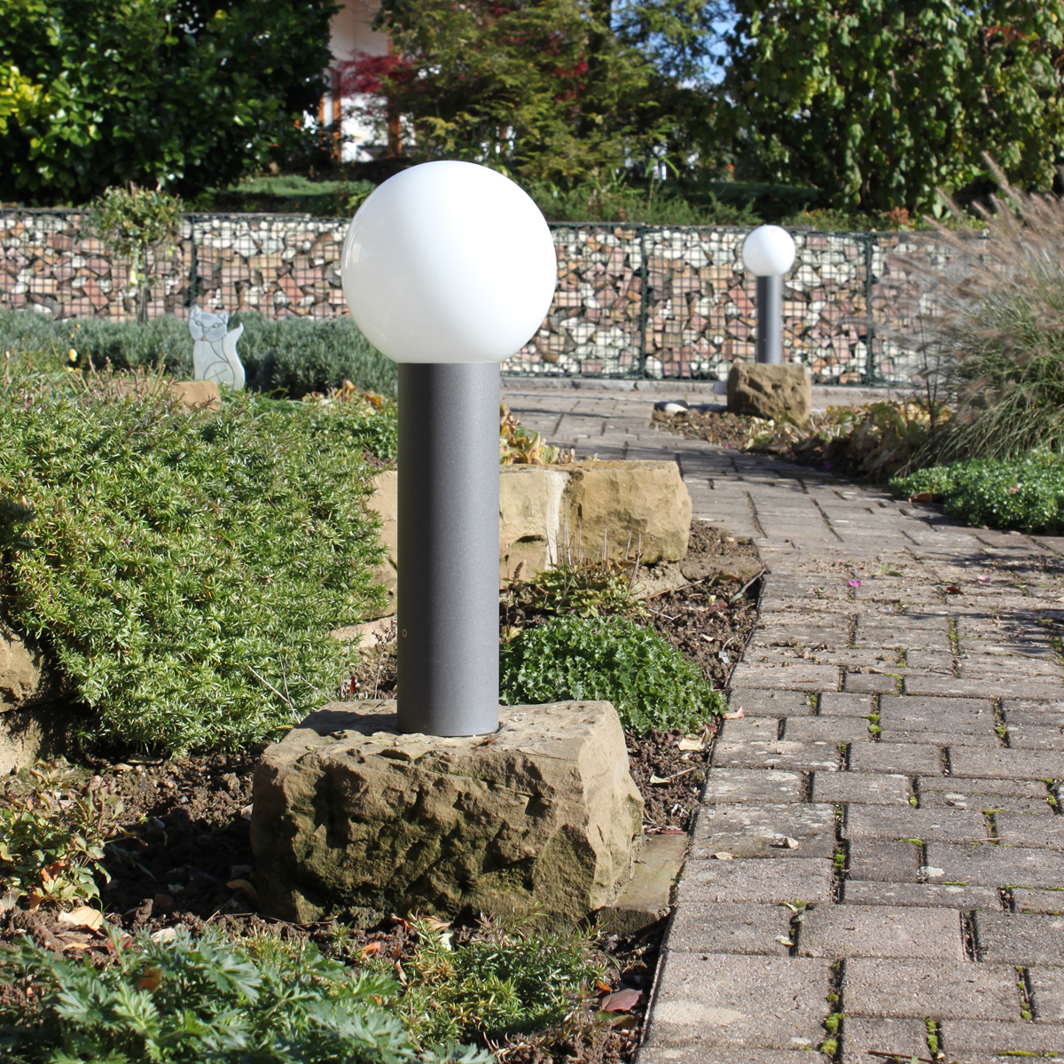 CMD Leuchten 95/75 Sockelleuchte, anthrazit