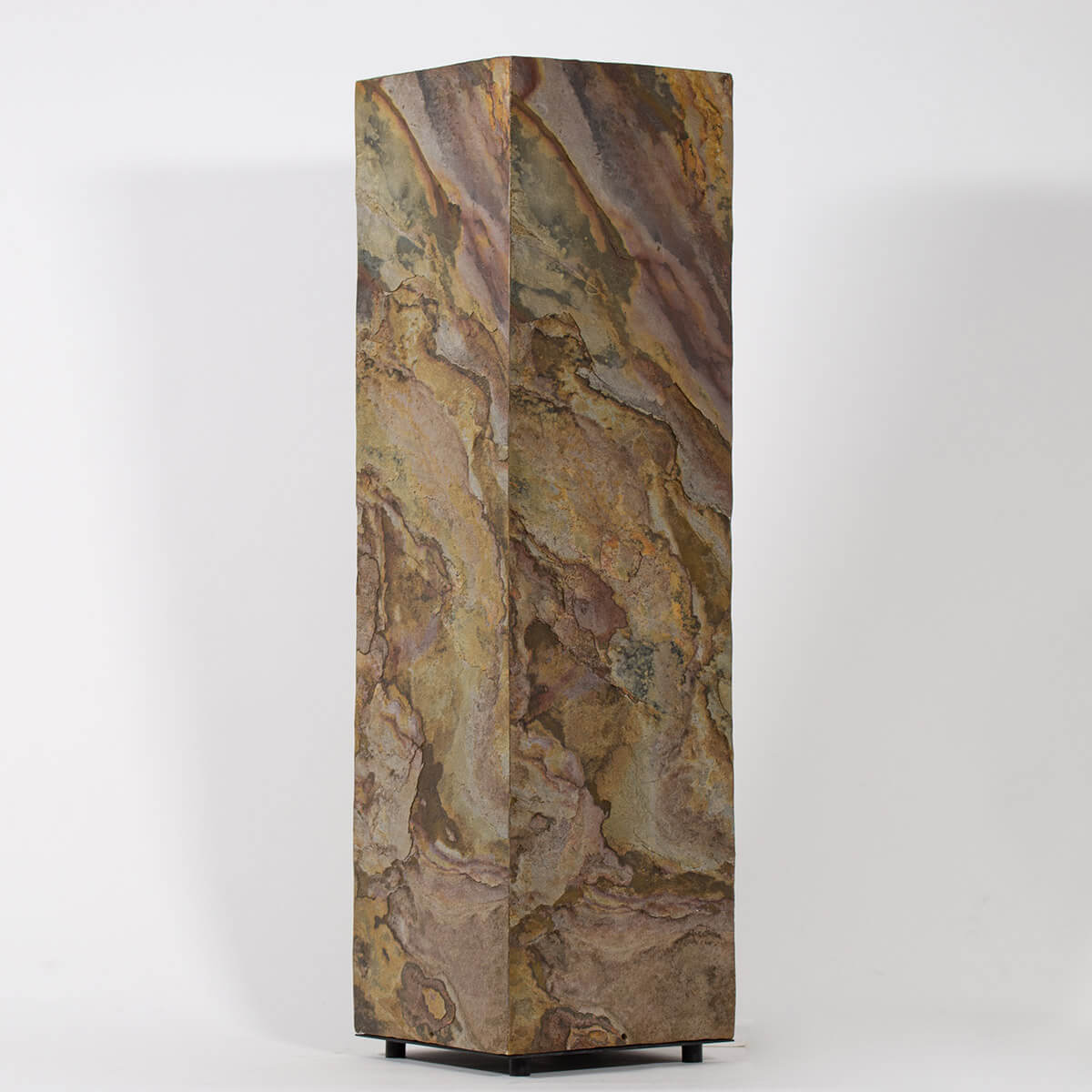 Epstein-Design Eifel im Herbst LED Stehleuchte / Lichtsäule, Höhe: 70 cm, Schiefer