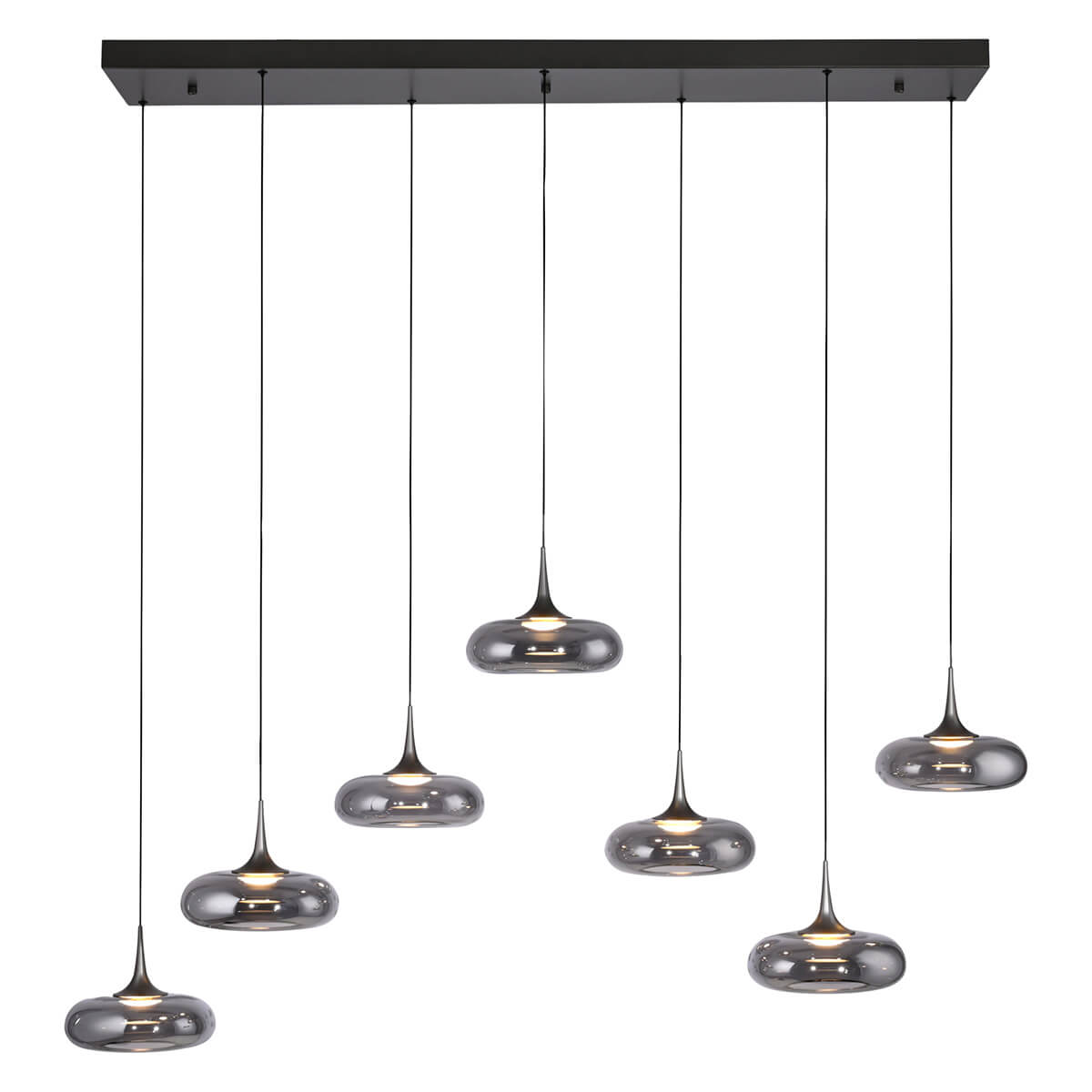 Posh LED Pendelleuchte, 7-flg.