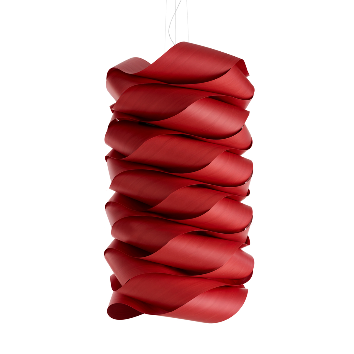 LZF Lamps Link Chain 4 Pendelleuchte, rot