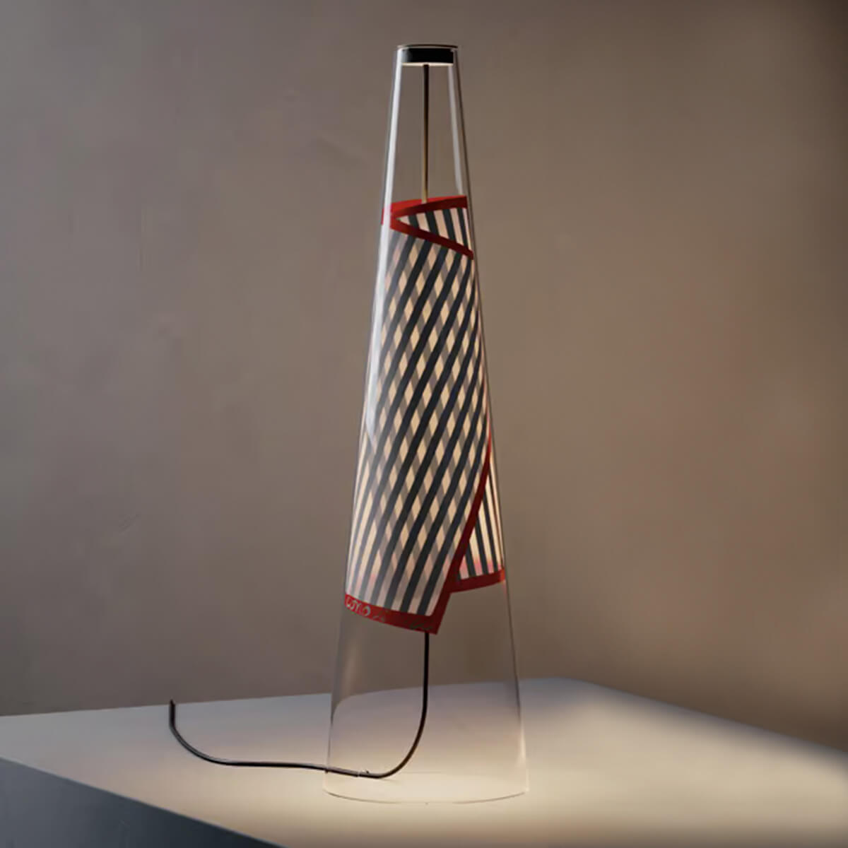 Lodes Cono di Luce LED Tischleuchte, rot
