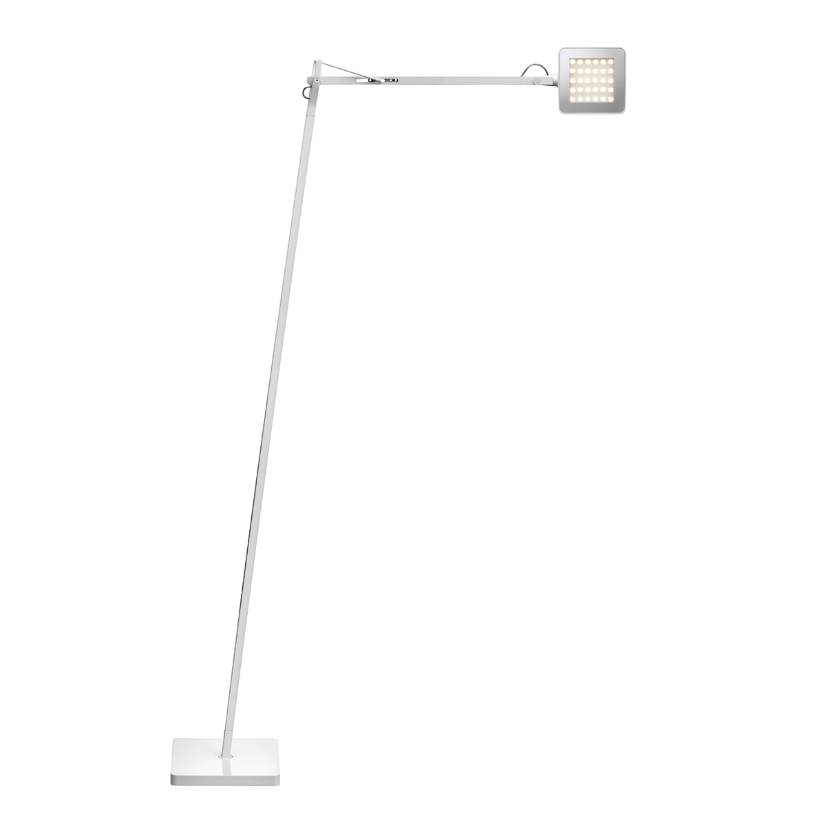 Flos Kelvin LED F Stehleuchte, weiß glänzend