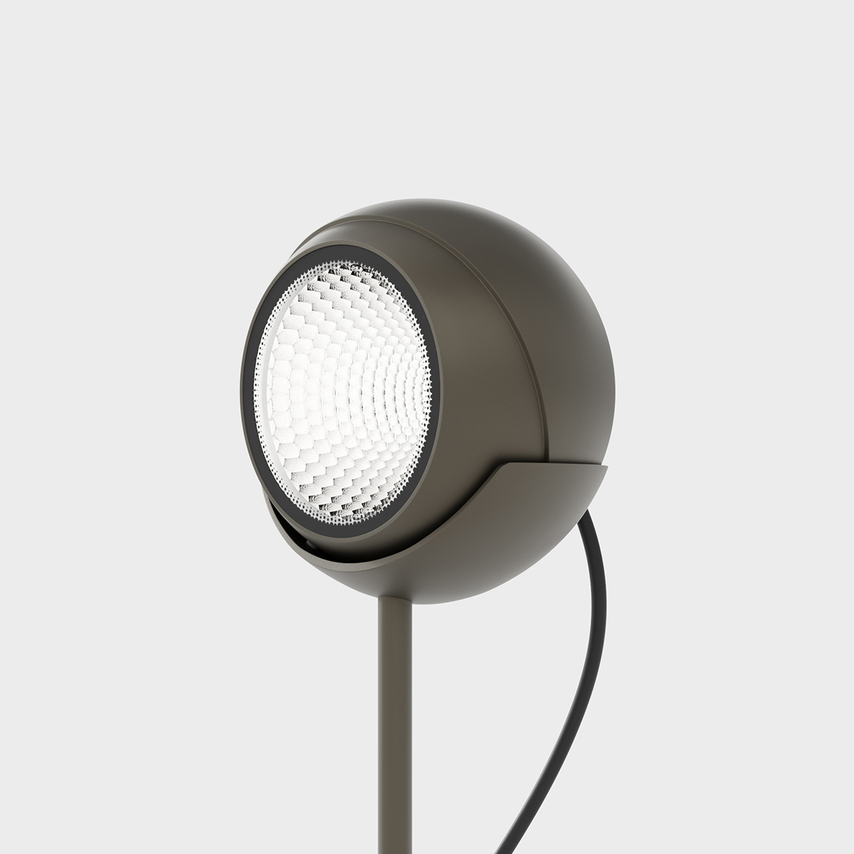 IP44.DE Shot LED Bodenleuchte mit Tee-Erdspieß, 4 W, cool brown (braun)
