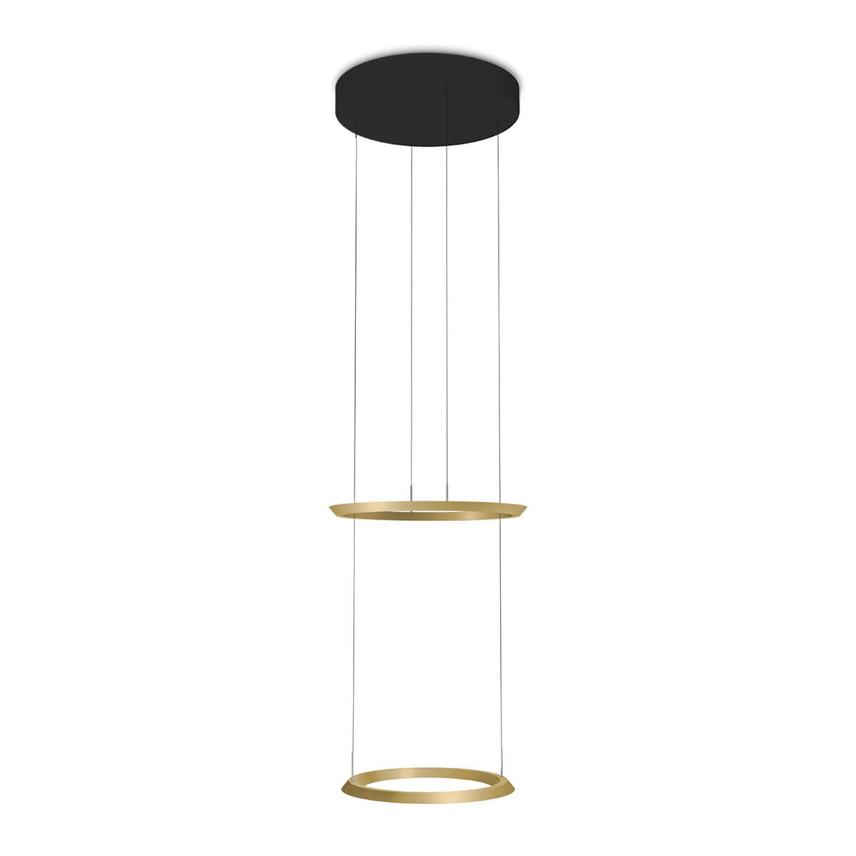 Oligo Yano LED Pendelleuchte, Bronze, Baldachin: schwarz matt