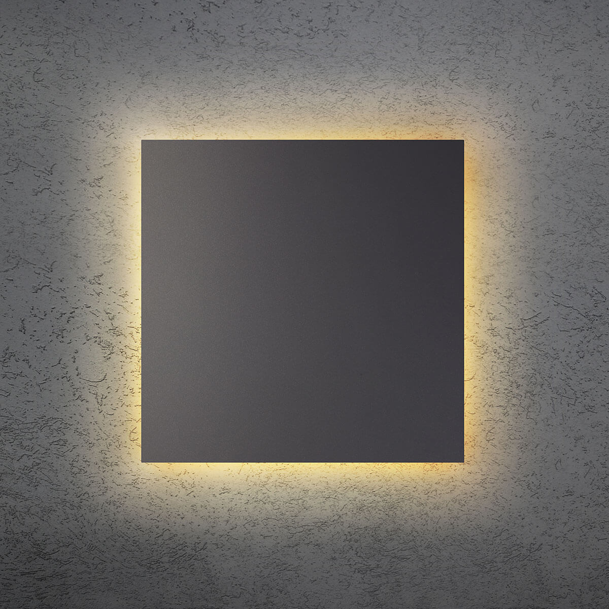 Escale Blade-Q LED Wand- / Deckenleuchte, 44 x 44 cm, mit Casambi-Modul, anthrazit