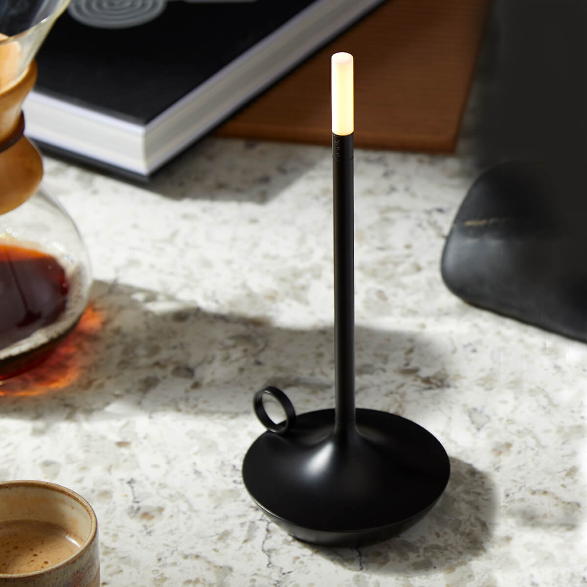 Graypants Wick LED Akkuleuchte, schwarz