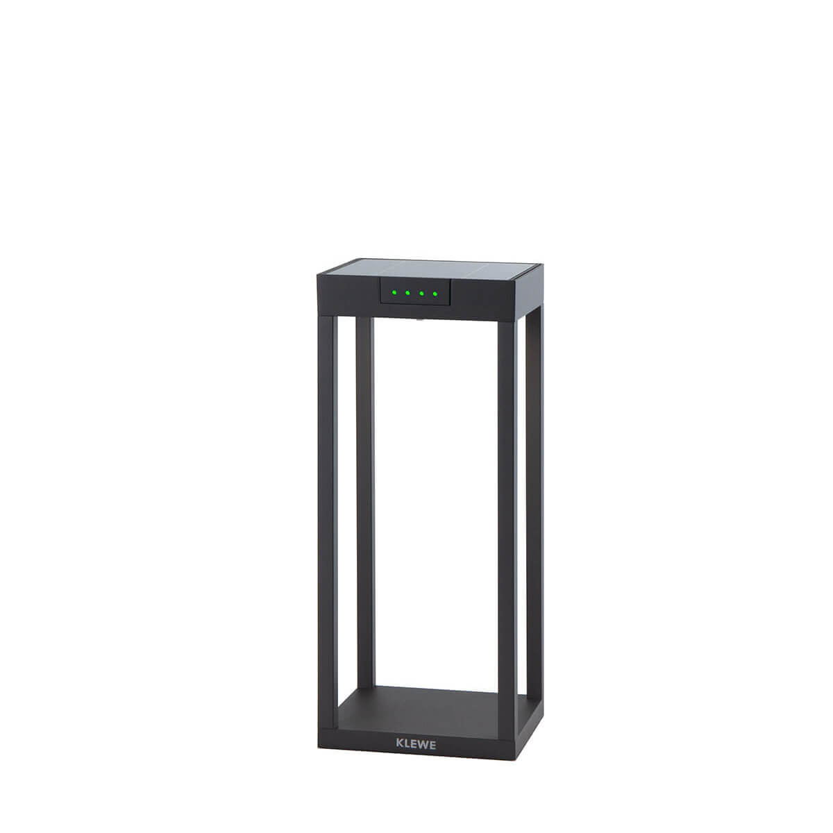 Klewe Radia Mini LED Akku-Solarleuchte, graphitgrau Radia Mini LED Akku-Solarleuchte