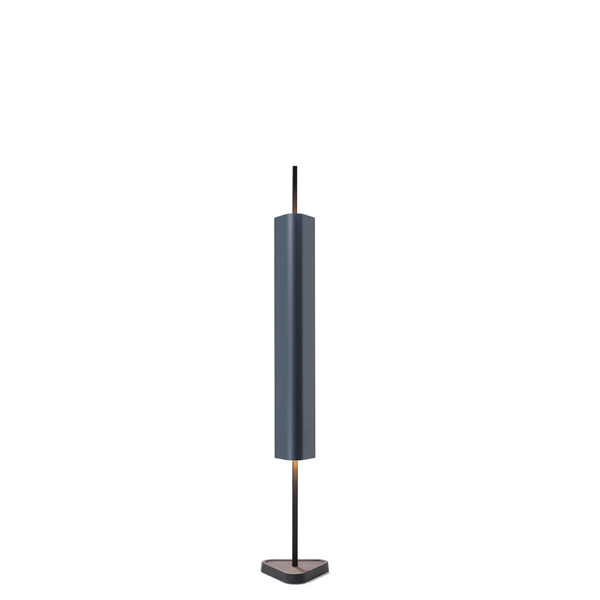 Flos EMI LED Tischleuchte, deep blue (dunkelblau) (eingeschaltet)