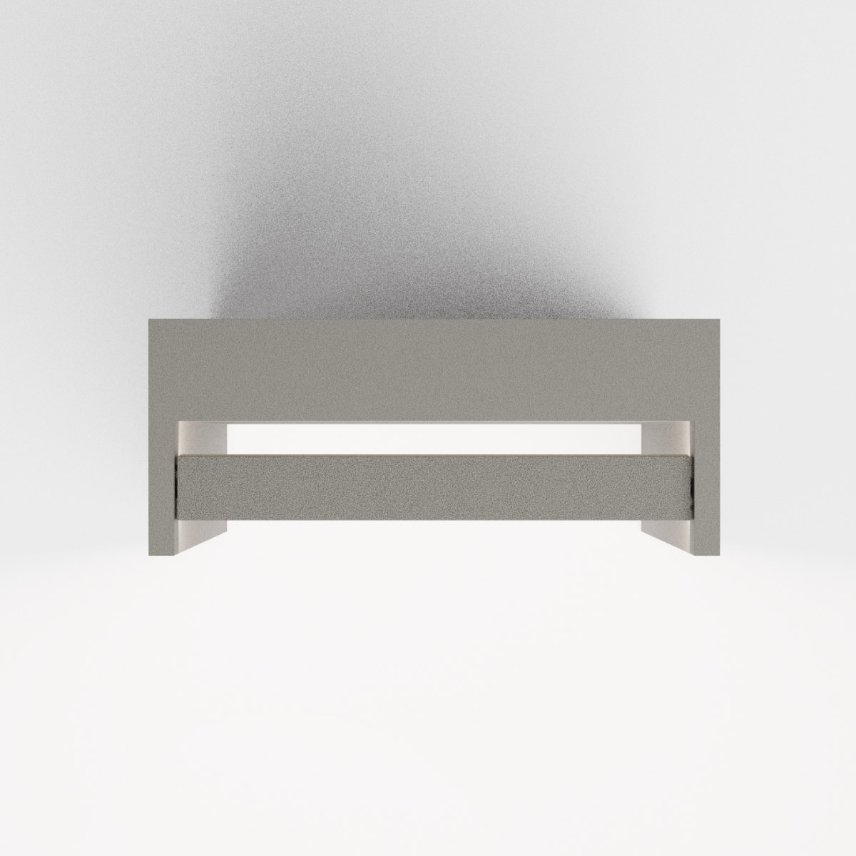 IP44.DE Slat 40 LED Pollerleuchte, space grey (grau), Perspektive von oben