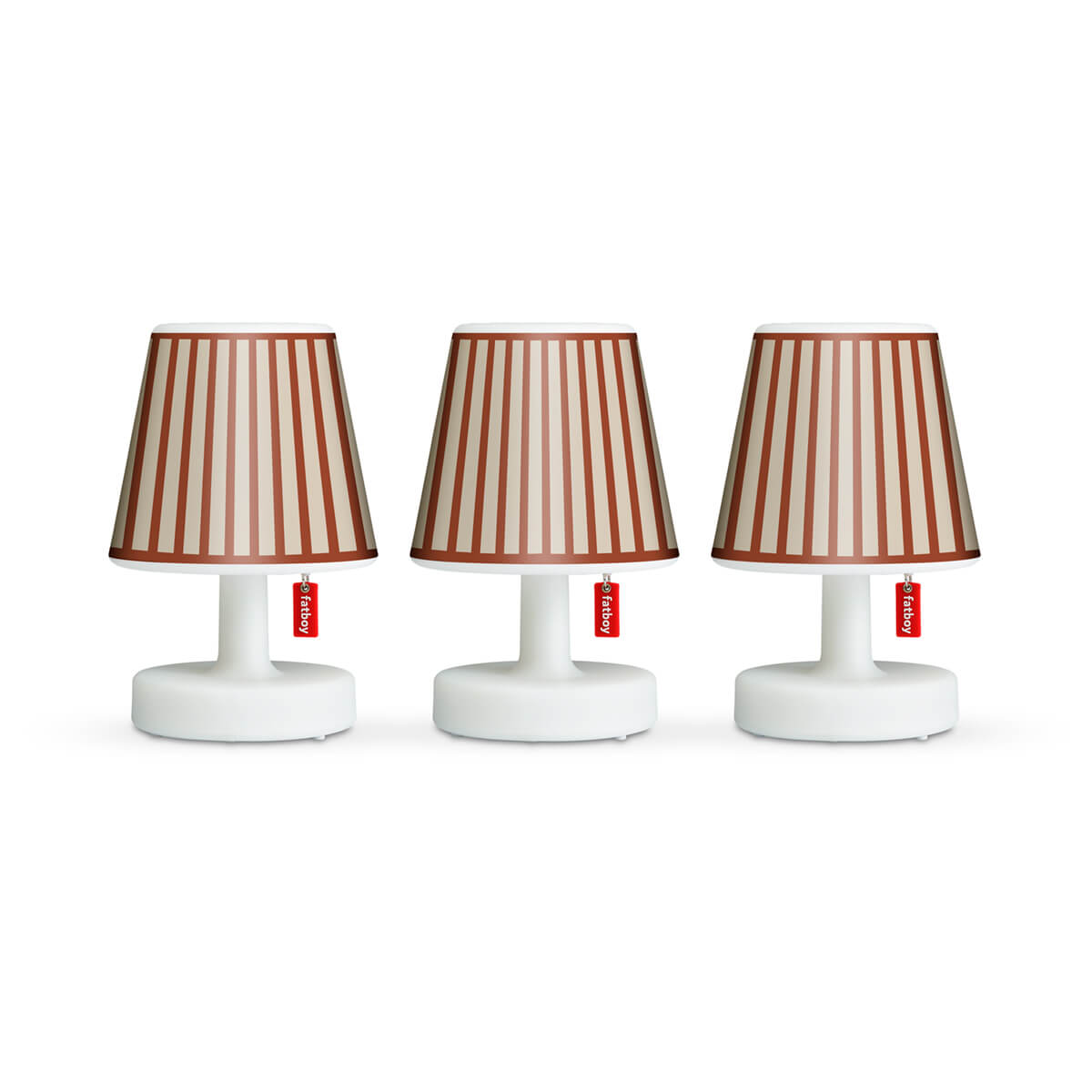 Mini Cappie Stripe-a-Pose-Terracotta, 3er-Set, für Edison the Mini