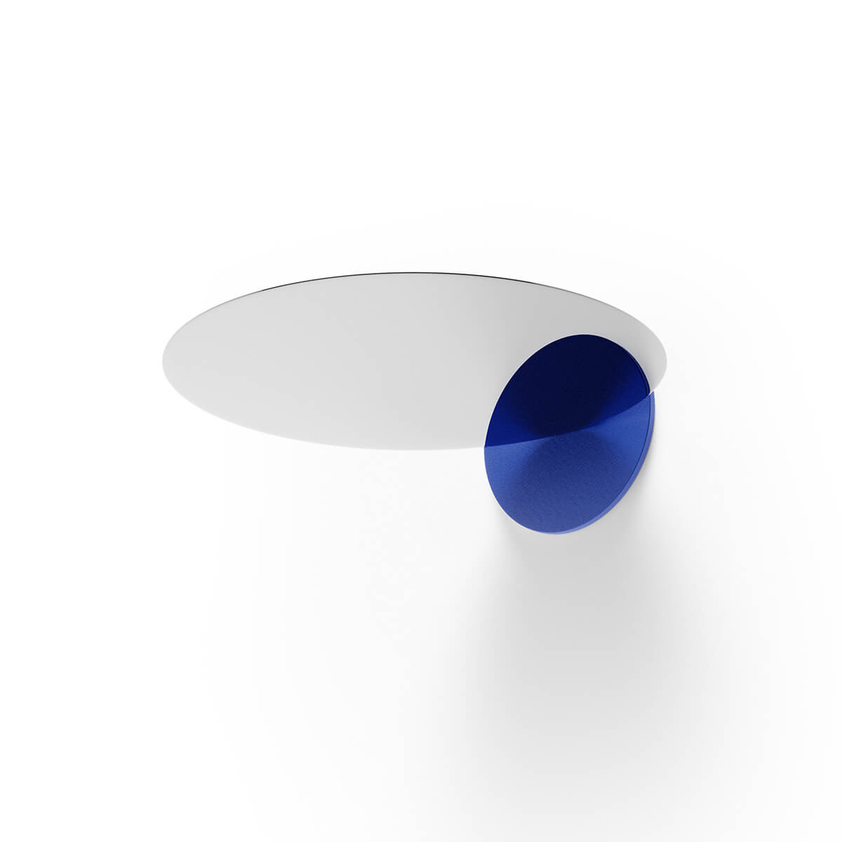 Luceplan Millimetro LED Parete, poliert / blau
