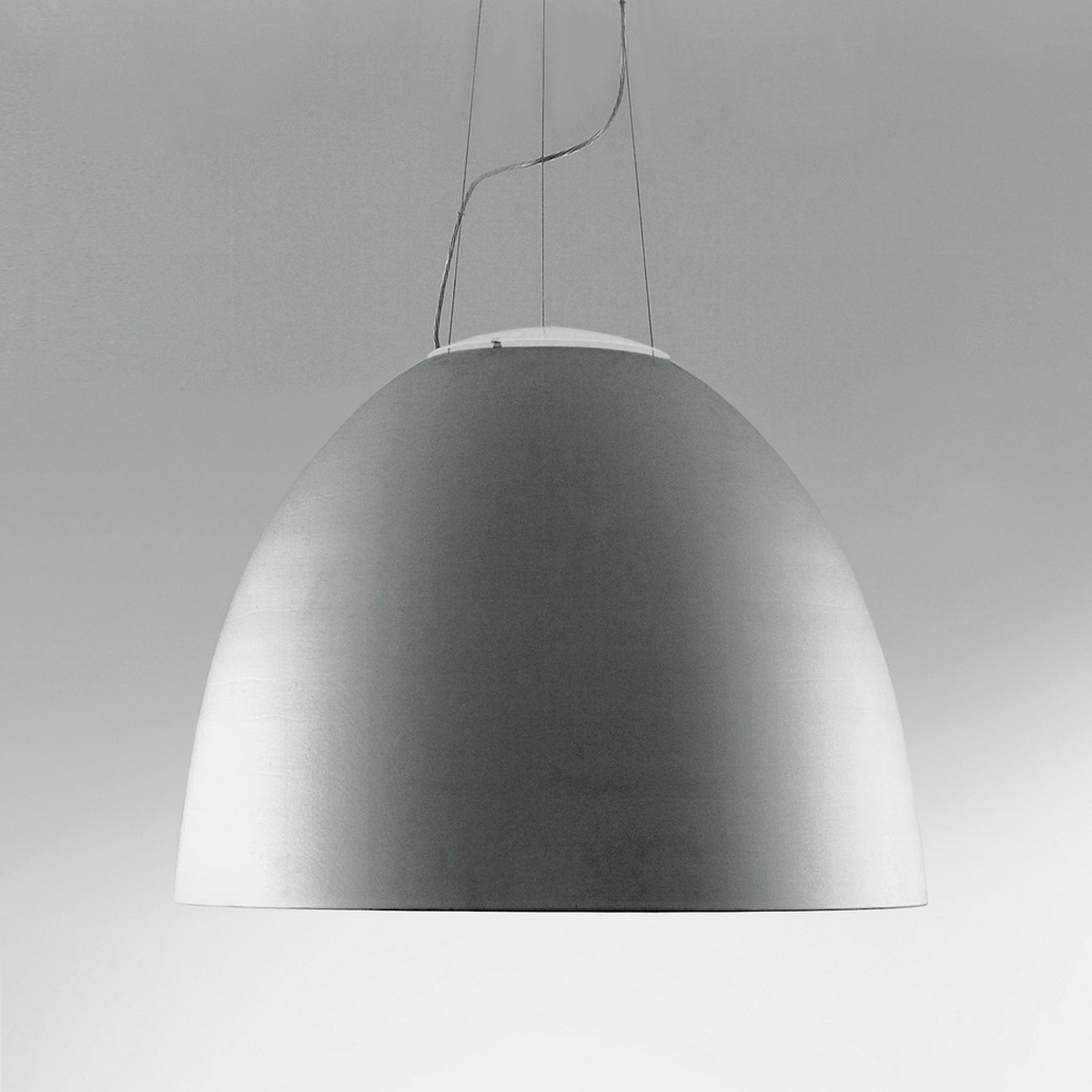 Artemide Nur 1618 Sospensione, aluminiumgrau