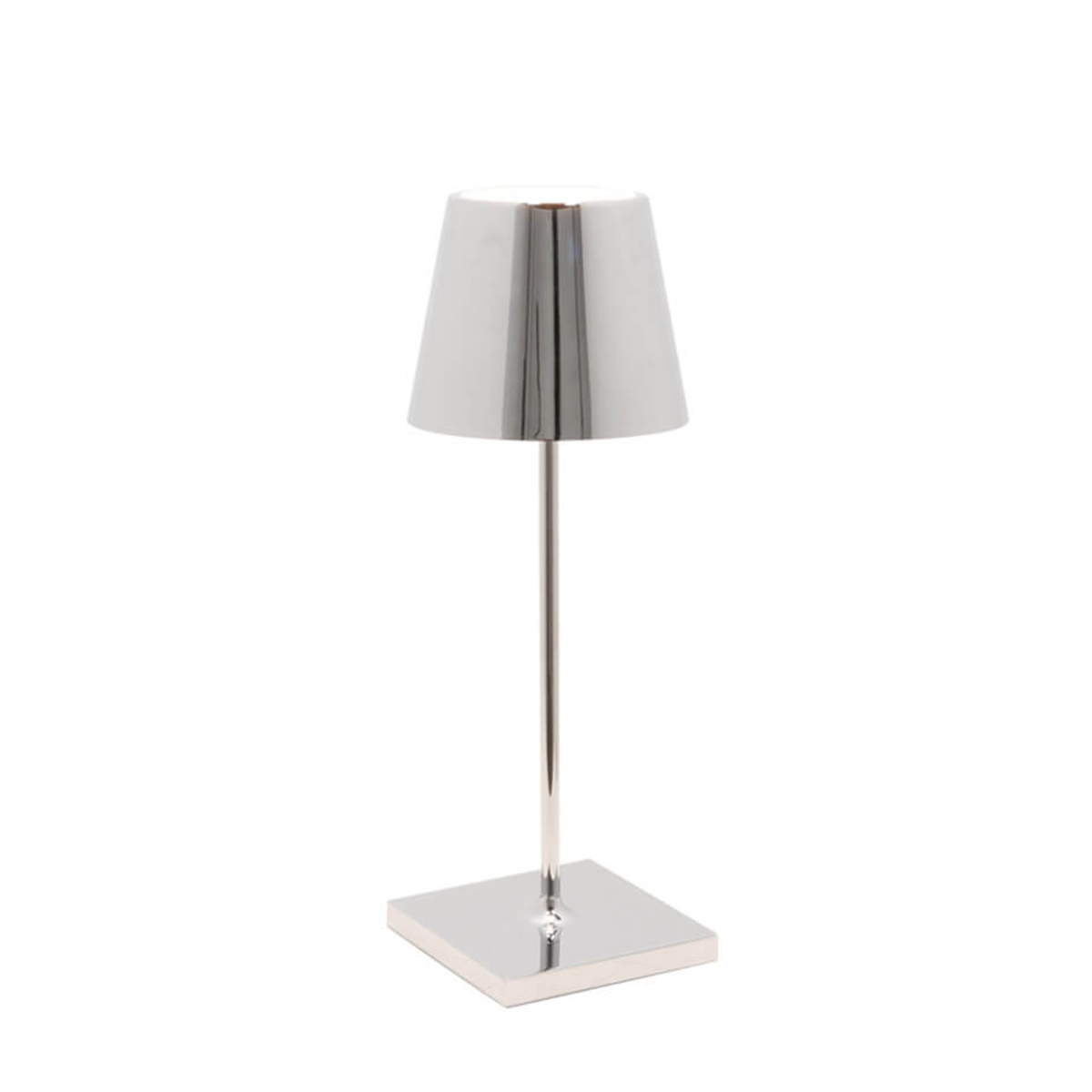 Zafferano AiLati Poldina Mini Pro LED Akkuleuchte, Chrom glänzend