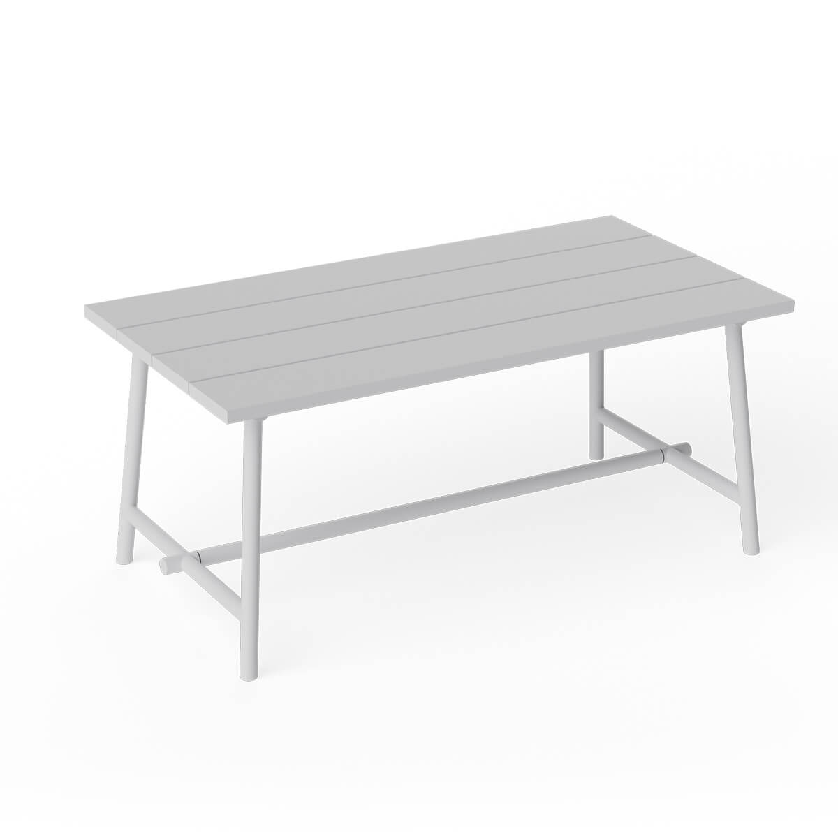 Fatboy Grau - Rechteckiger Tisch Fred's - Aluminium - Image 2