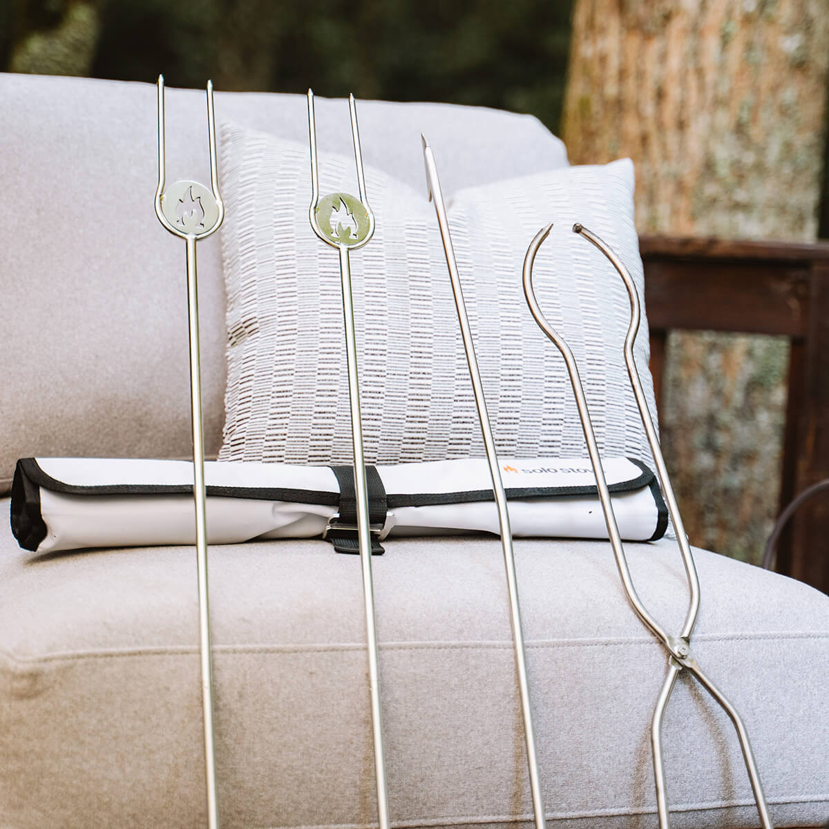 Solo Stove Grillspieße & Werkzeug Bundle, Edelstahl