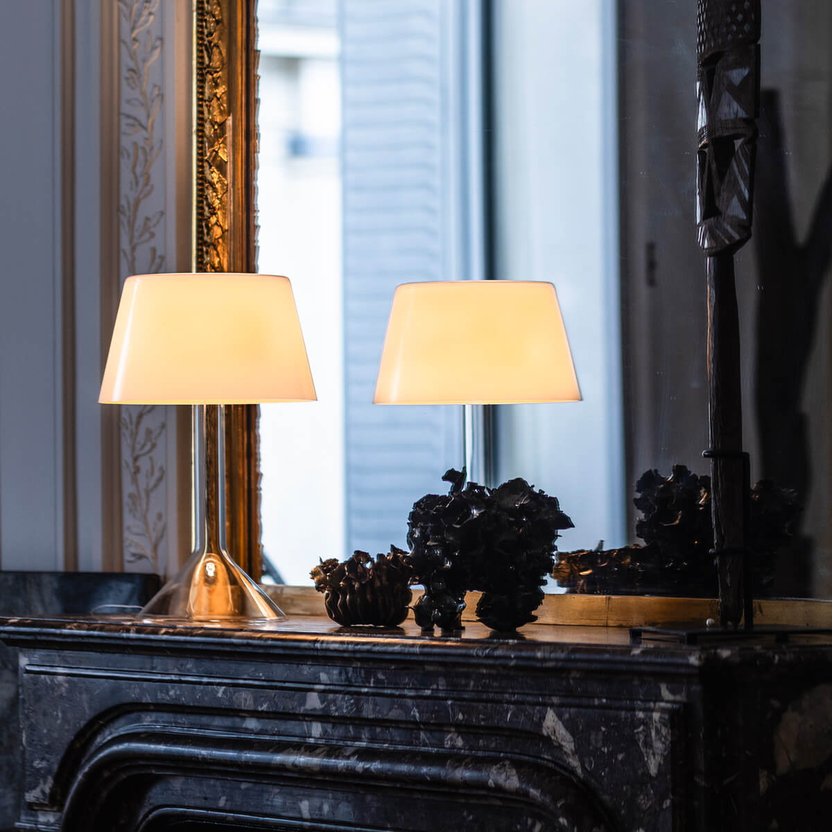 Foscarini Chapeaux V LED Tavolo, bianco caldo (warmweiß)