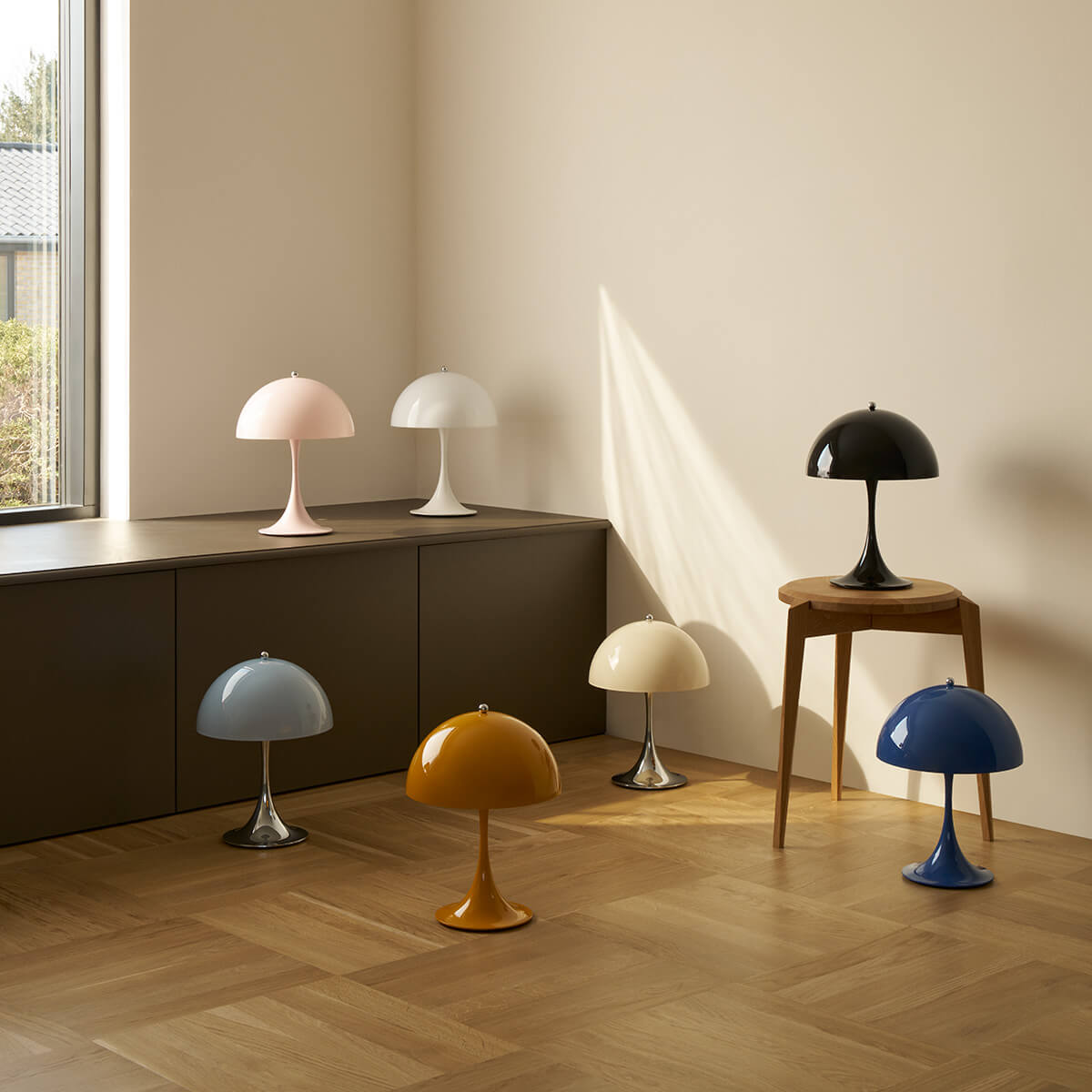 Louis Poulsen Panthella 250 Portable V3 LED Akkuleuchte, verschiedene Ausführungen – Design by Verner Panton