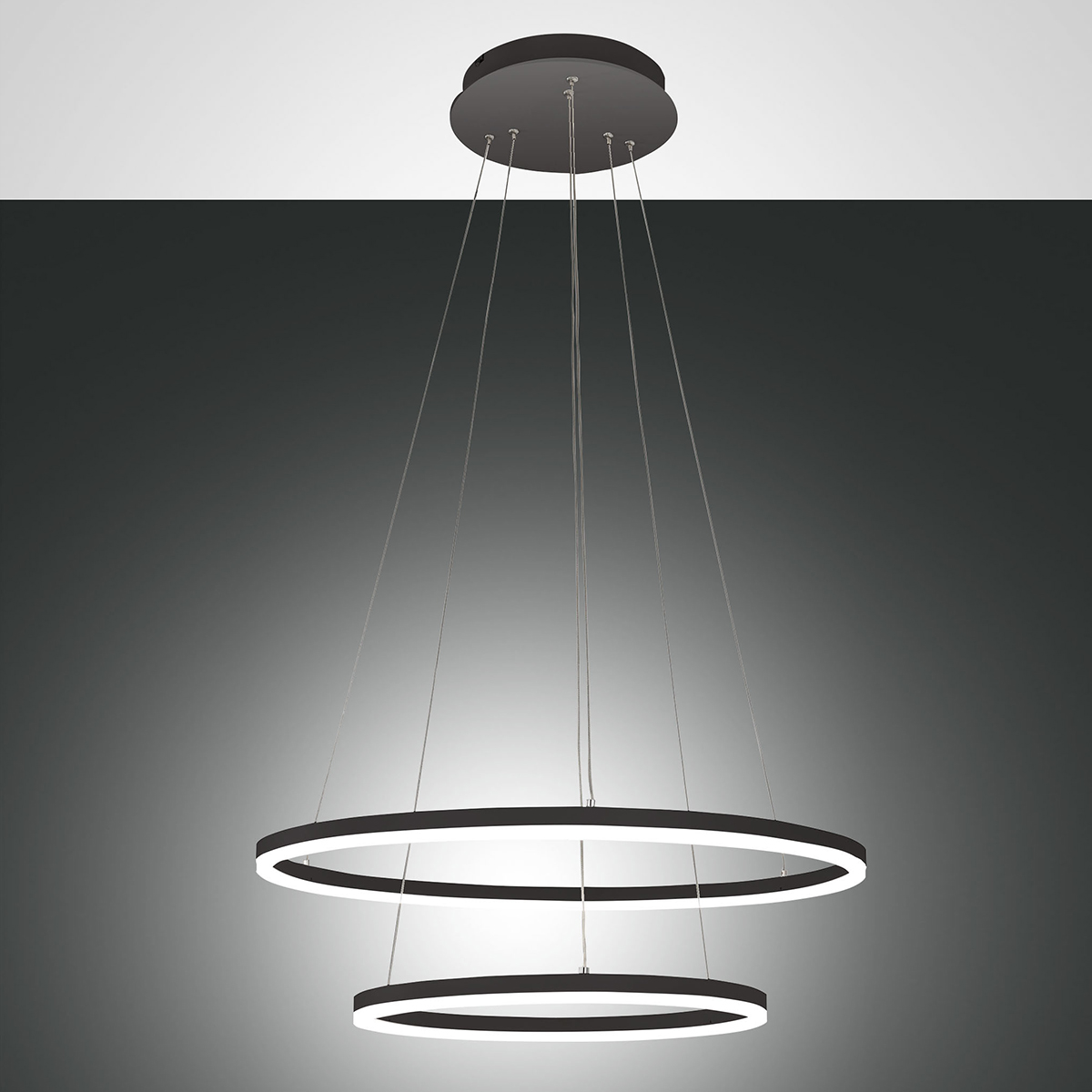 Fabas Luce Giotto LED Pendelleuchte, schwarz