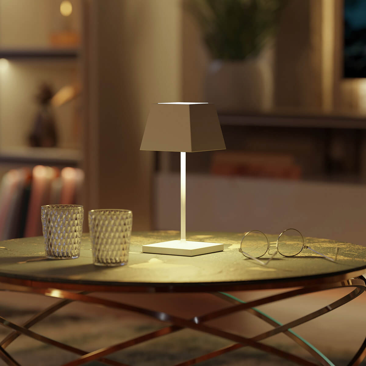 Nuindie mini LED Akkuleuchte, Flex-Mood, eckig