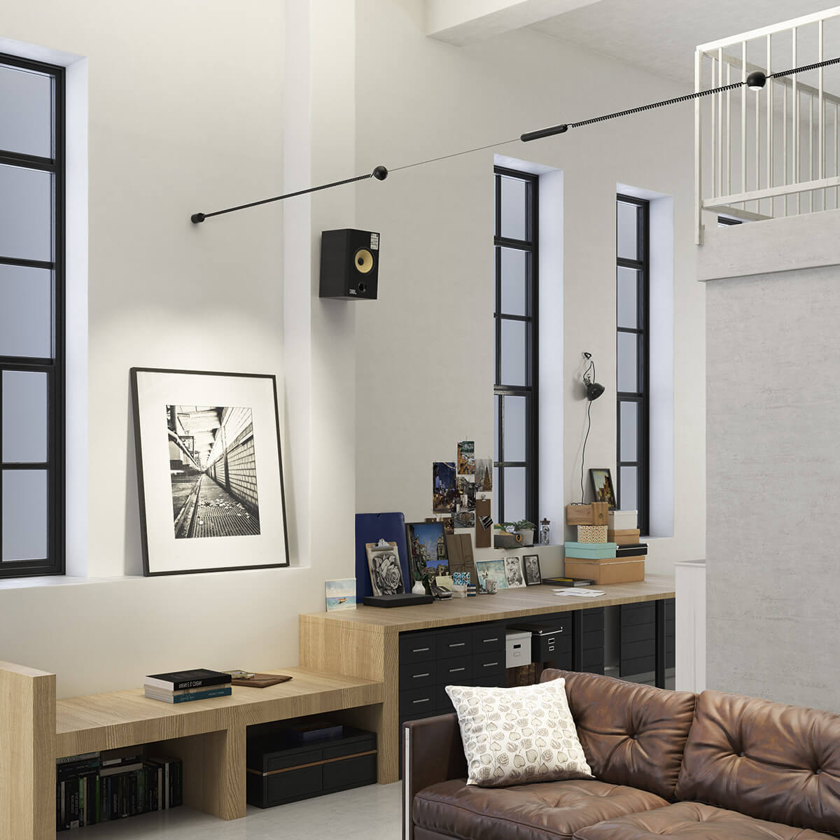 Belux Hello LED Beleuchtungssystem, schwarz