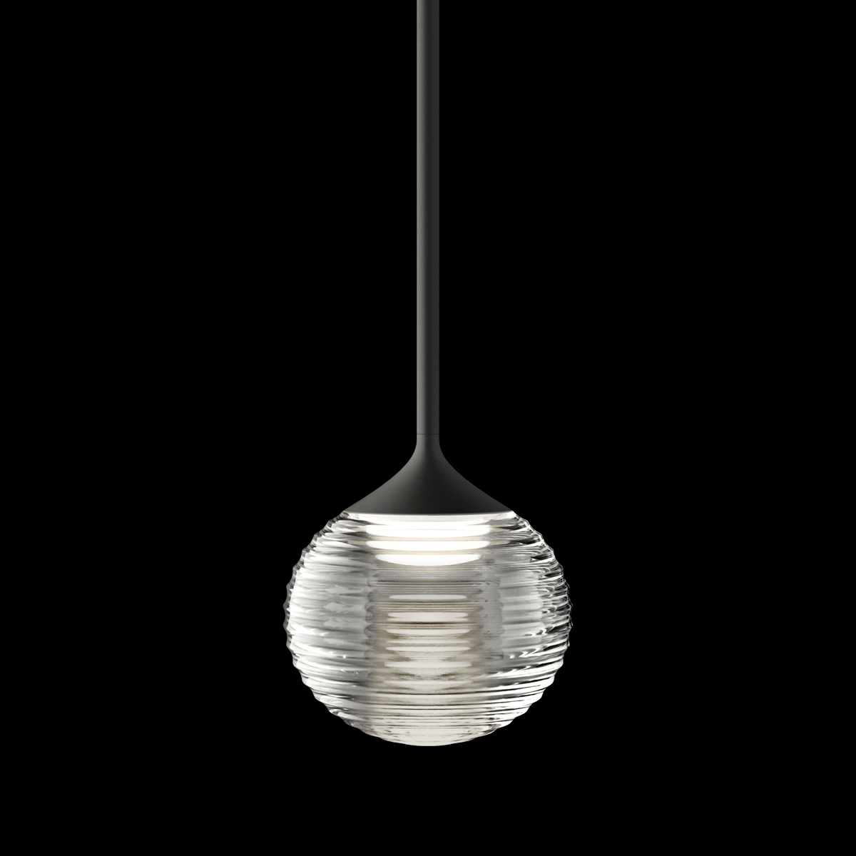 Vibia Algorithm 0820 Pendelleuchte, graphitgrau matt