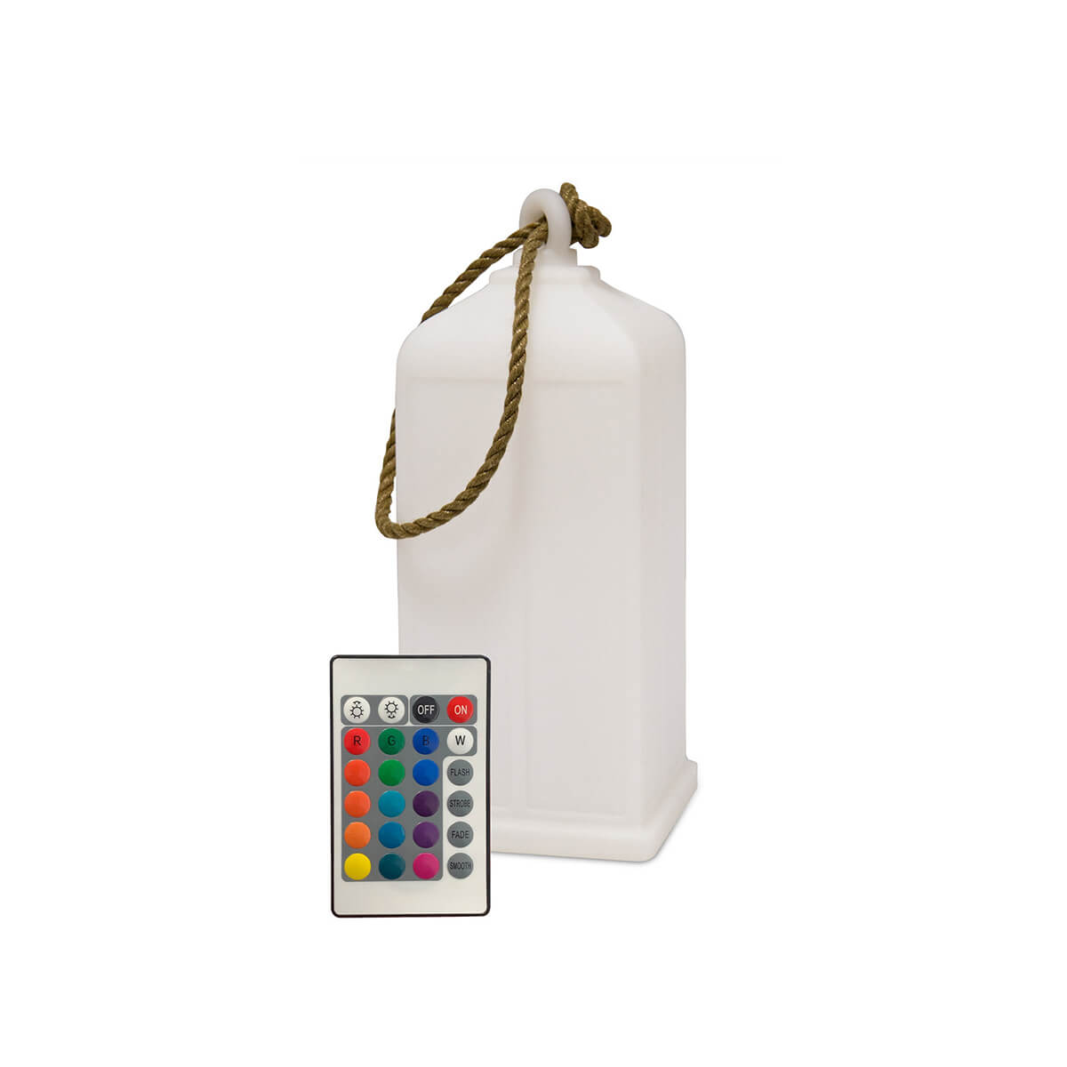 8 seasons design Shining Lantern RGB Dekoleuchte, weiß Shining Lantern RGB Dekoleuchte