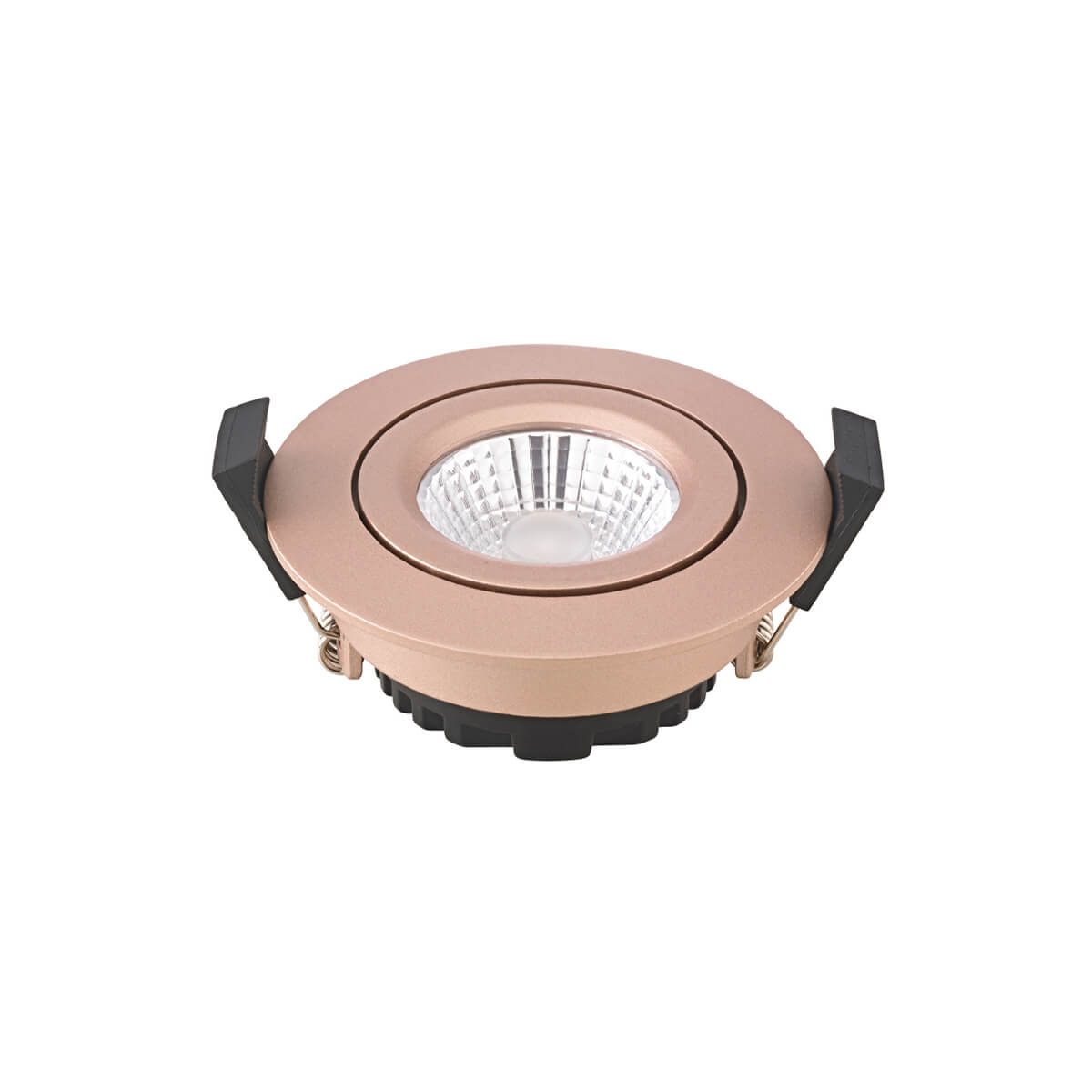 Sigor 6W Diled LED Downlight Einbauleuchte, Dim-to-Warm, champagner