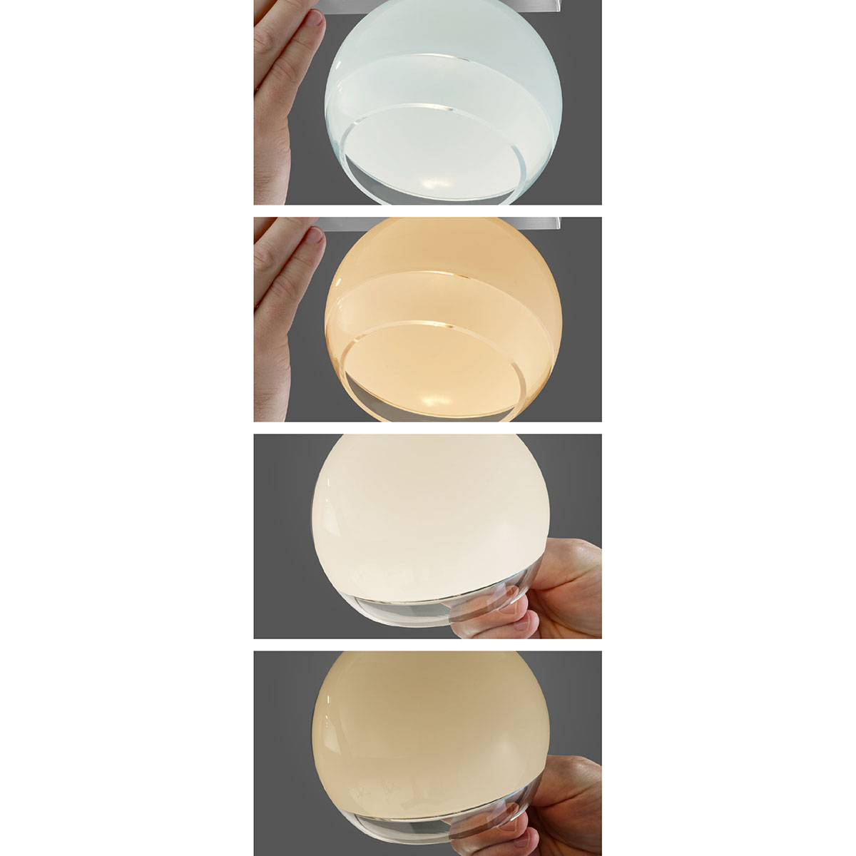 Bopp Plus Flavor LED Pendelleuchte, Nickel matt gebürstet, Vertical Control