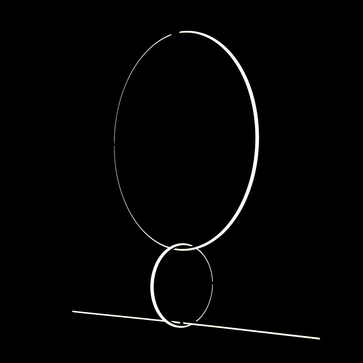 Flos Arrangements Pendelleuchte, Round L + Round S + Line