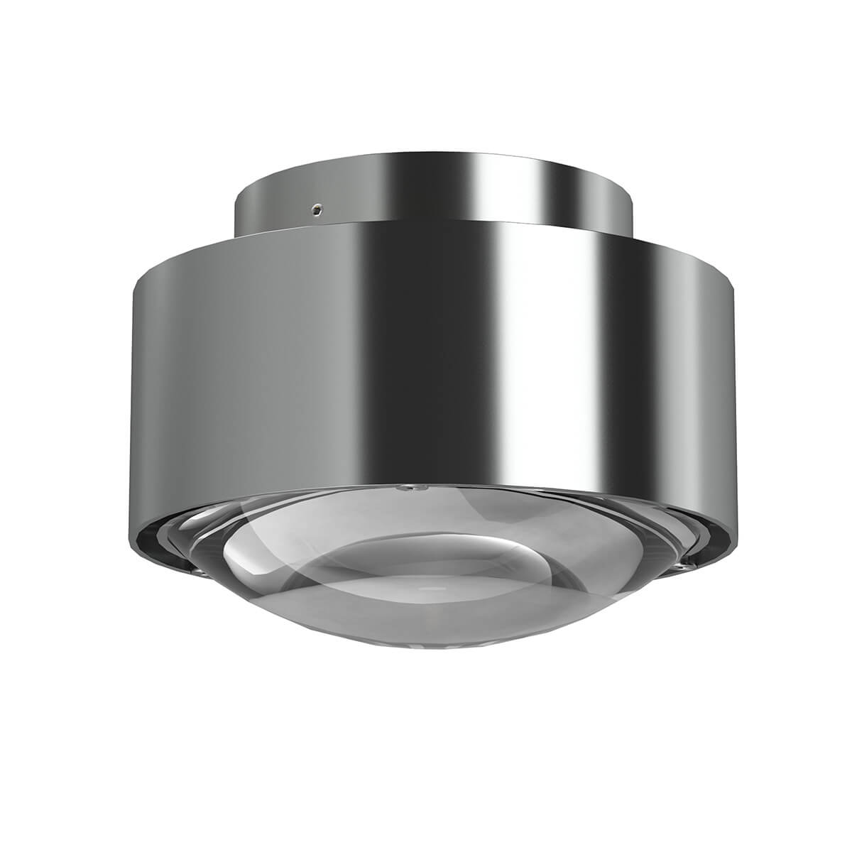 Top Light Puk Maxx Plus LED Deckenleuchte, Gehäuse, Chrom matt, mit Linse klar (nicht inbegriffen)