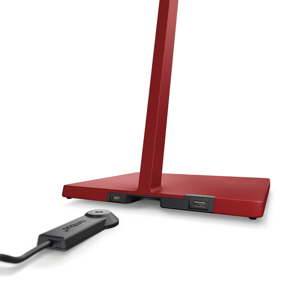 Nimbus Roxxane Leggera 101 CL LED Akkustehleuchte, rubinrot matt, mit Magnetic Dock (inbegriffen)