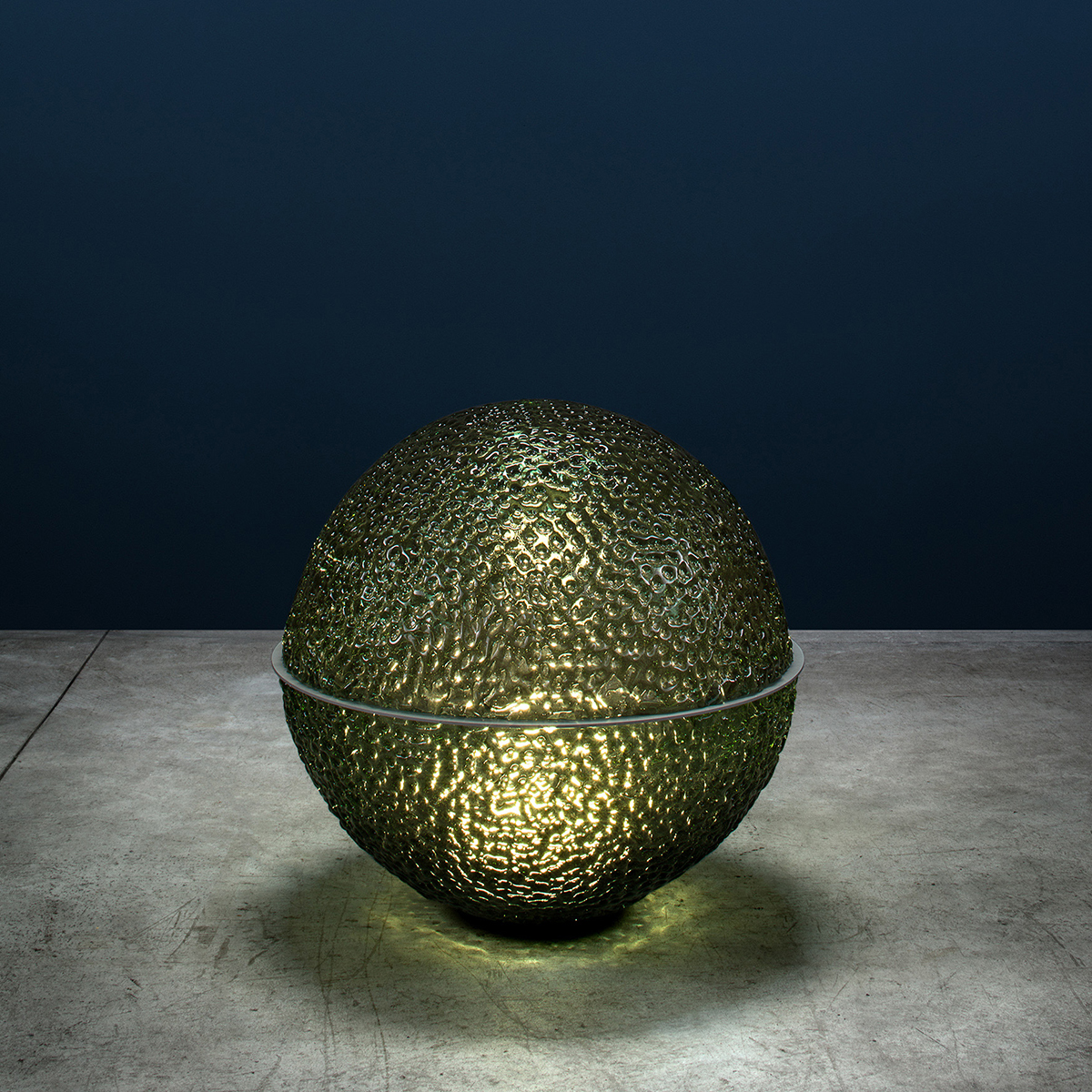 Catellani & Smith Medousê F LED Bodenleuchte, Ø: 50 cm, Glas grün (Foto: Nava-Rapacchietta)