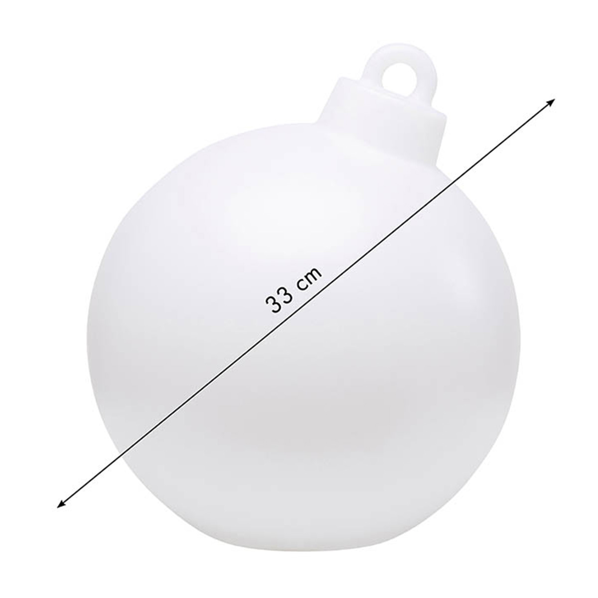 8 seasons design Shining Christmas Ball Dekoleuchte, Maßzeichnung