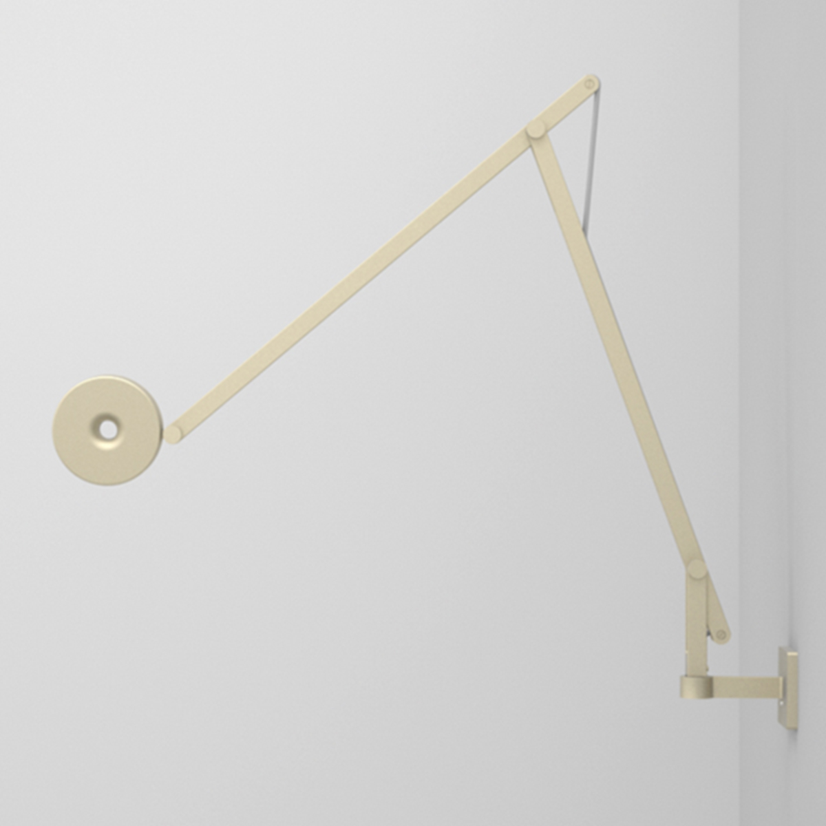 Rotaliana String W1 LED Wandleseleuchte, Leuchte: champagner