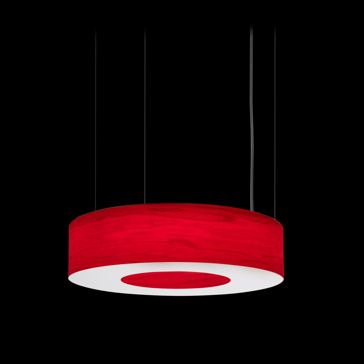 LZF Lamps Saturnia Medium LED Pendelleuchte, rot