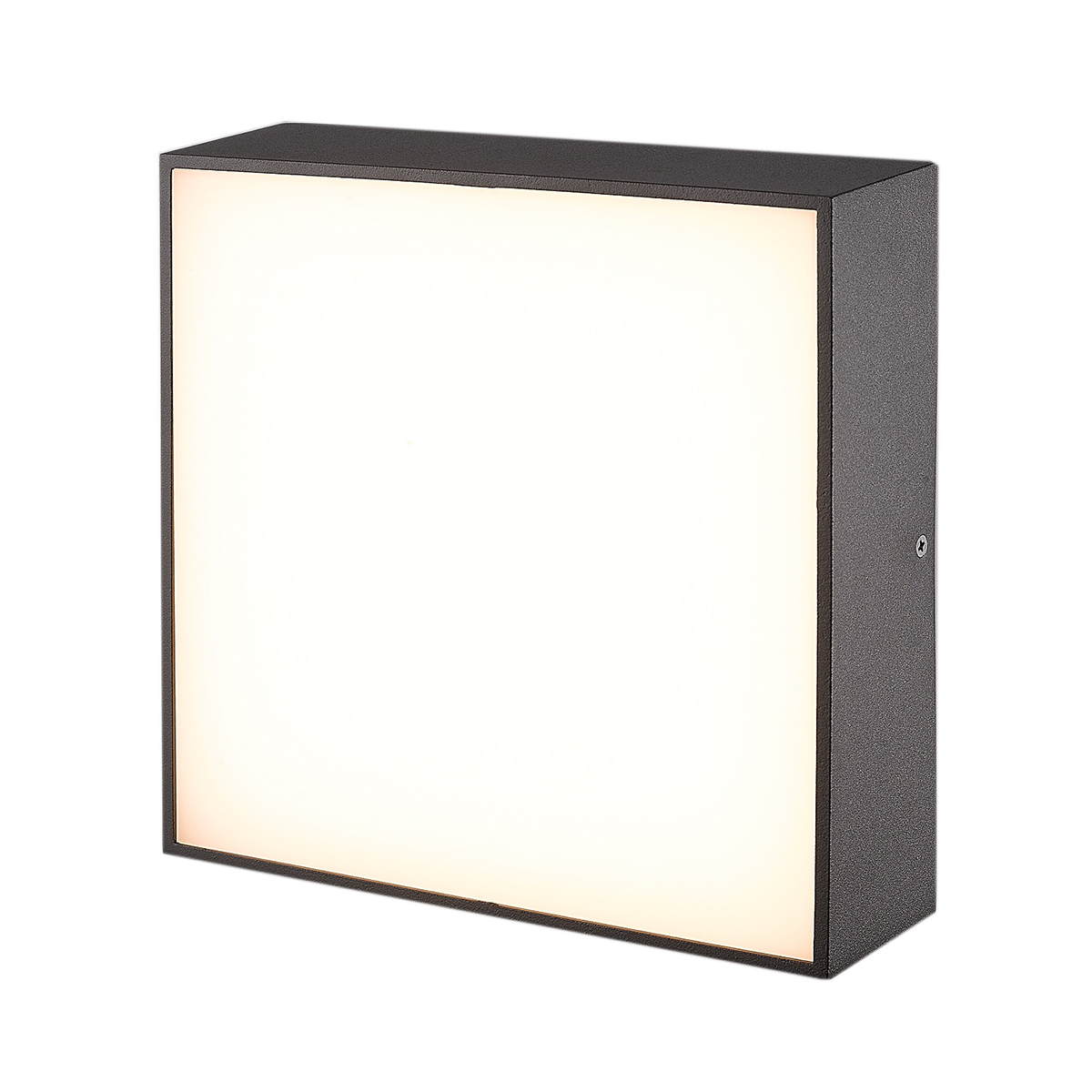 CMD Leuchten 9023/9024 LED Wand- / Deckenleuchte, 24 x 24 cm, anthrazit