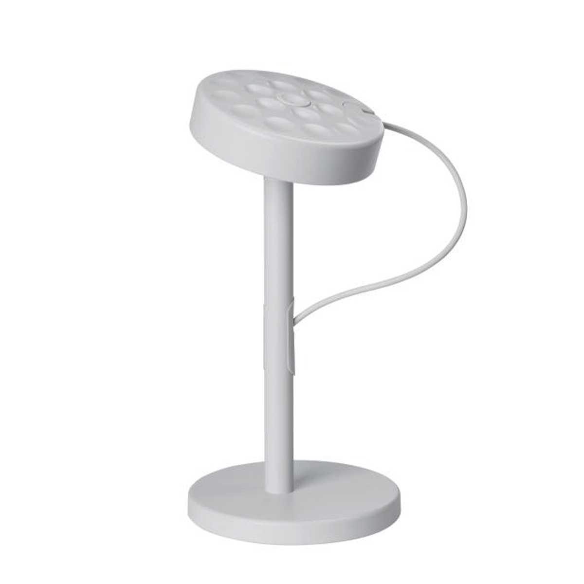 Belux U-Turn-40 LED Tischleuchte, telegrau