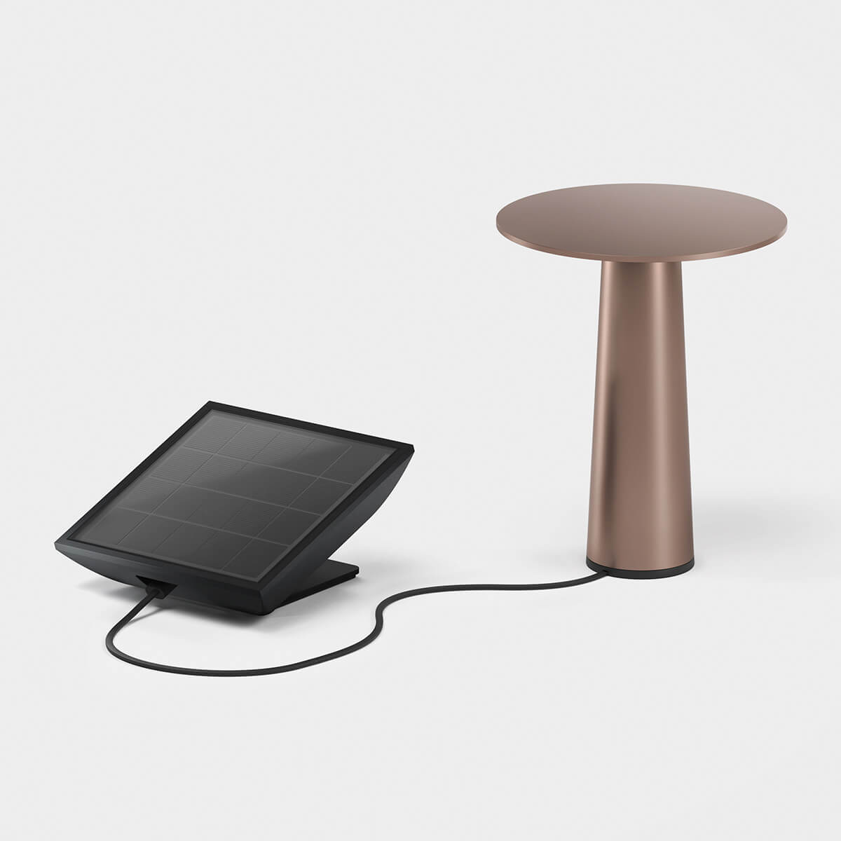 IP44.DE Solarbank zum Aufladen von Akkuleuchten und Smartgeräten (Leuchte nicht inbegriffen)