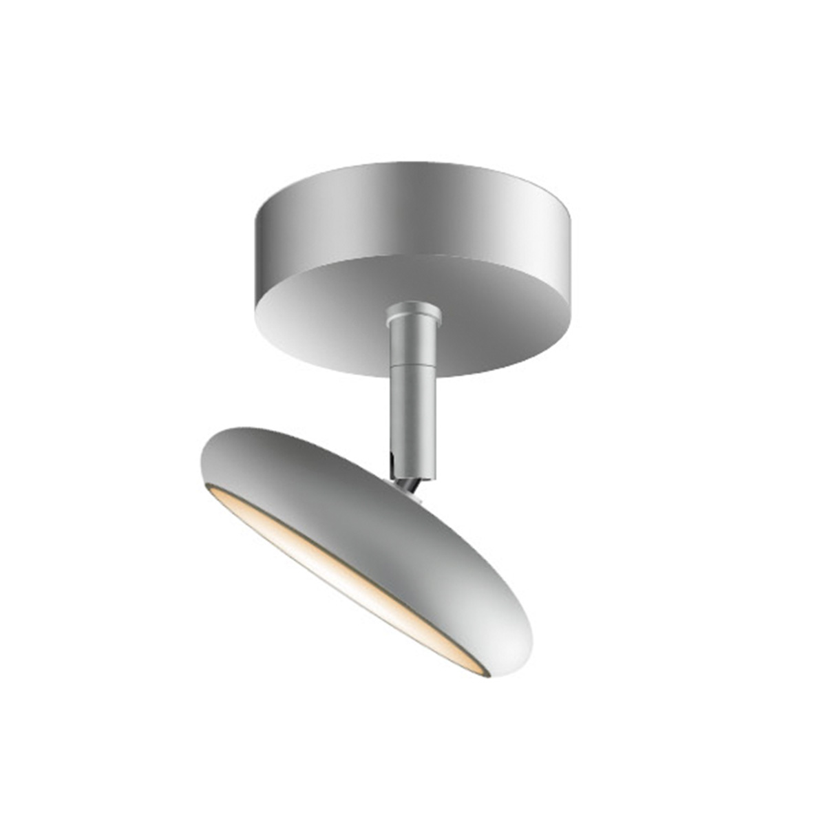Bruck Blop Flat AC C LED Deckenaufbauleuchte, Chrom matt