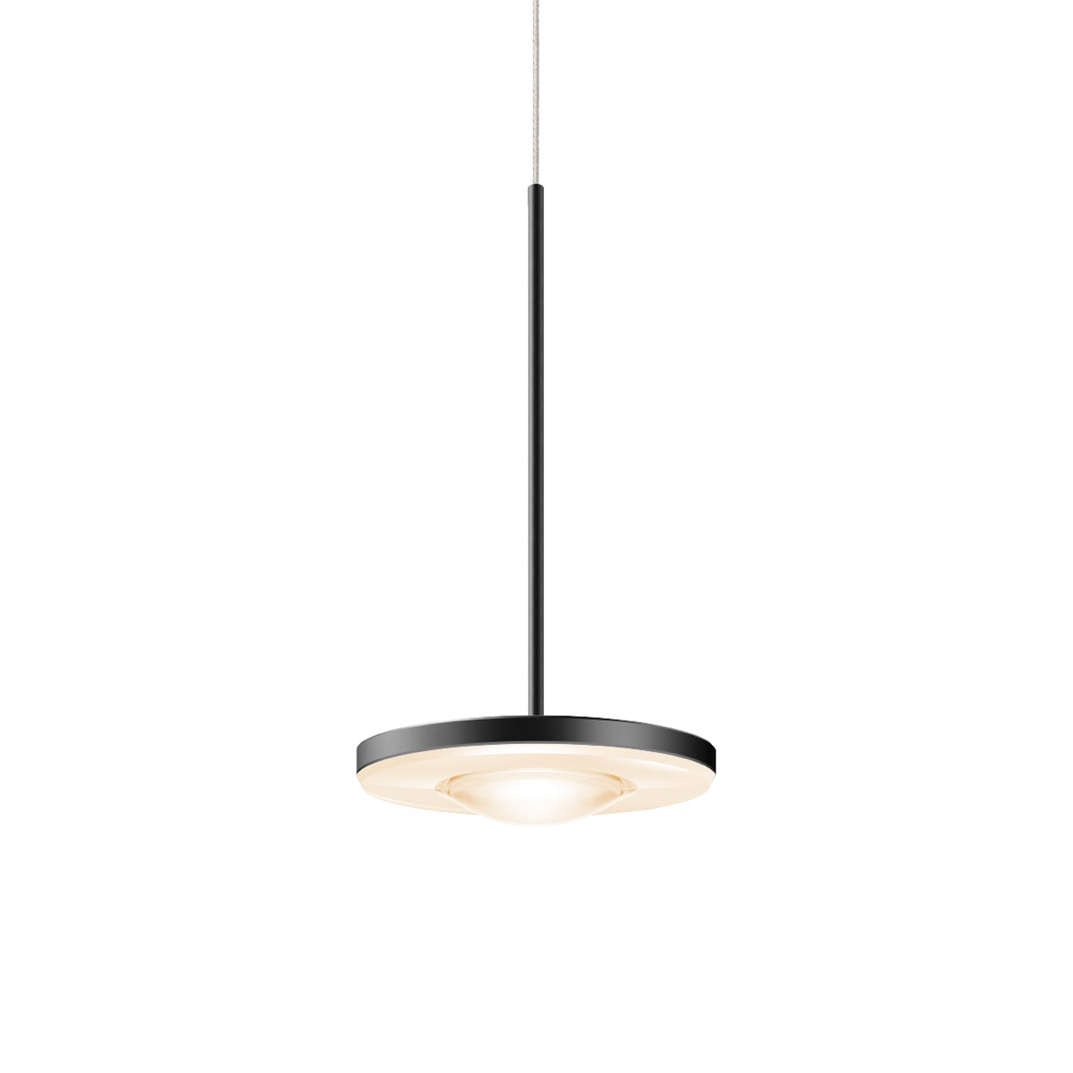 Bruck Euclid 80° AC S LED Pendelleuchte, schwarz