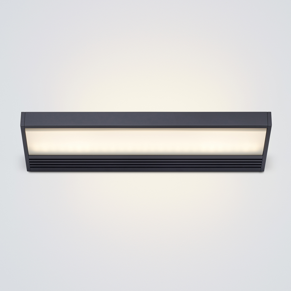 Serien.lighting SML² 300 Wall LED, schwarz lackiert, Gläser: satinée