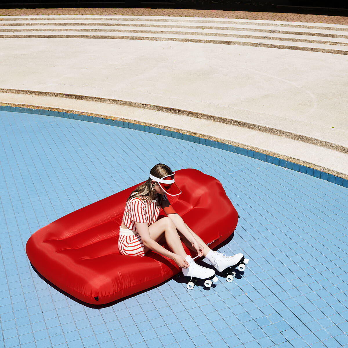 Fatboy Lamzac L 3.0 Luftsofa, rot