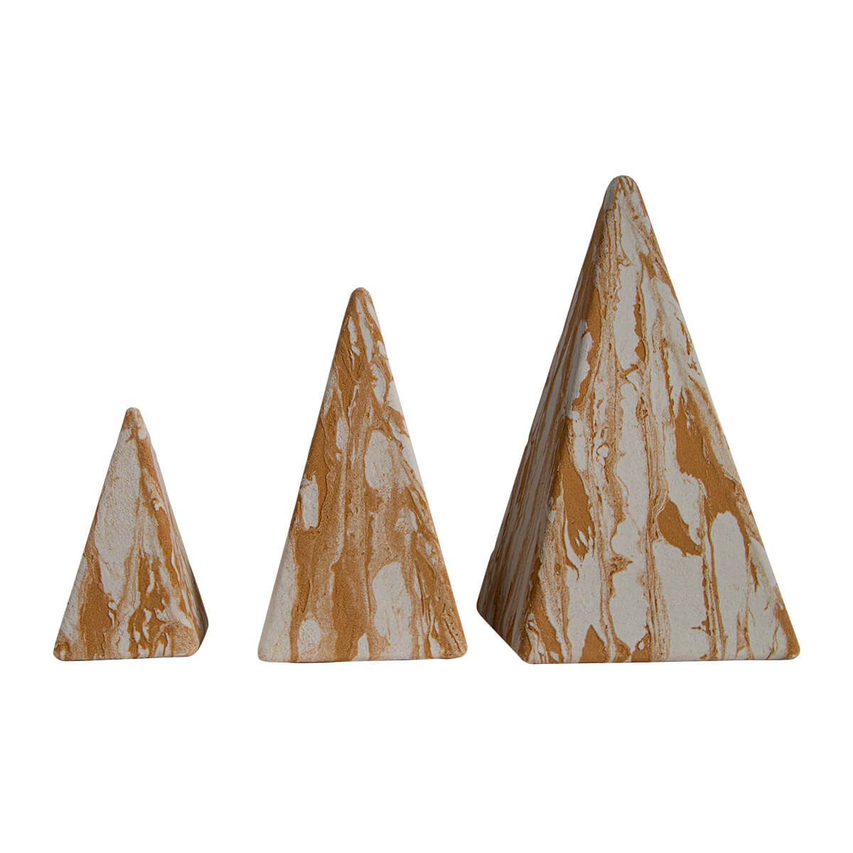 Epstein-Design Pyramide Sahara RGBCCT-LED Außenleuchte, Höhe: 36, 54 und 73 cm, Sandstein
