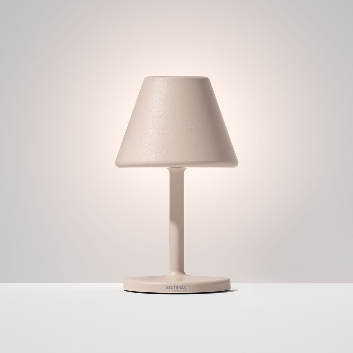 Sompex Twin LED Akkuleuchte, Sand