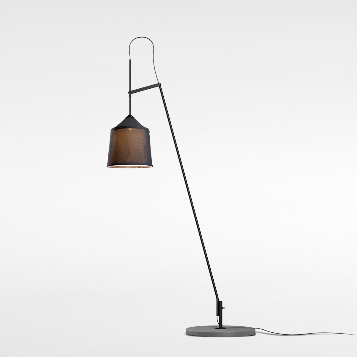 Marset Jaima P207+43 IP65 LED Stehleuchte, mit Sockel, Schirm: grau Jaima P207+43 IP65 LED Stehleuchte, mit Sockel