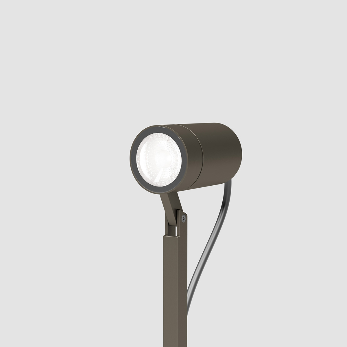 IP44.DE Piek 25 LED Spießstrahler, cool brown (braun)