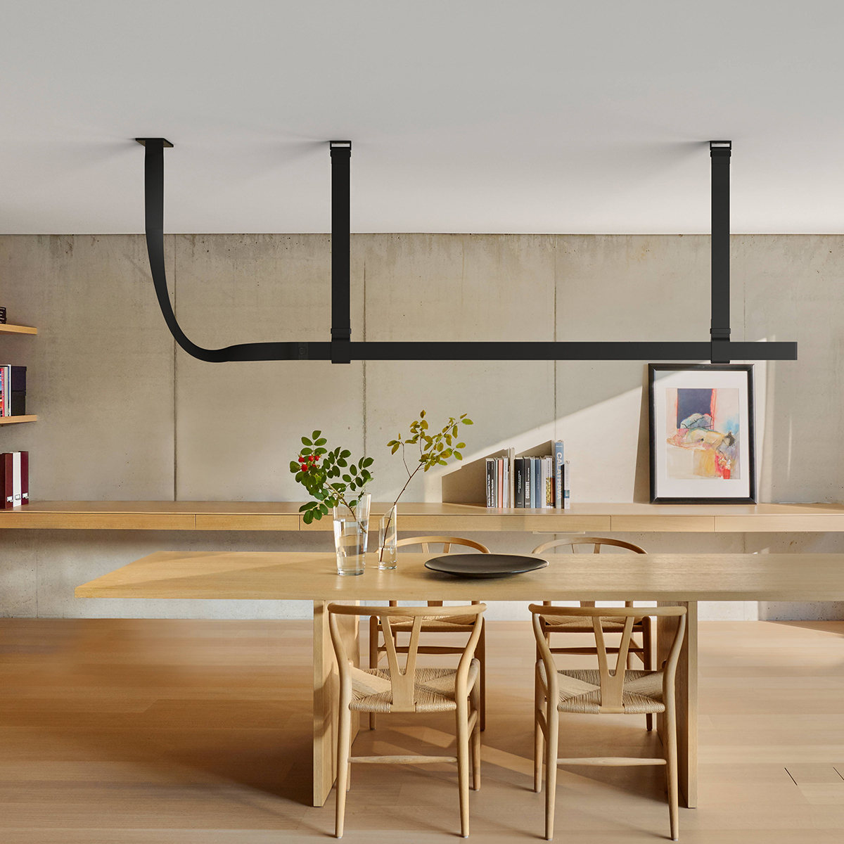 Flos Belt LED Pendelleuchte, Leder schwarz (©RBA)