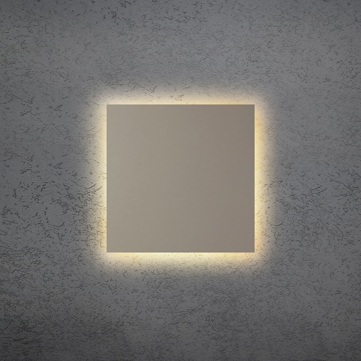 Escale Blade-Q LED Wand- / Deckenleuchte, 34 x 34 cm, mit Casambi-Modul, taupe eloxiert
